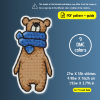 Bear Blue Scarf